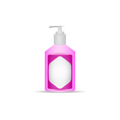 Gel Or Liquid Soap. Pump Bottle.
