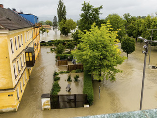 flood 2013, linz, austria