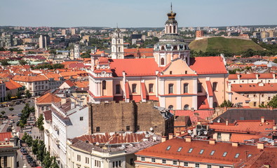 Naklejka na ściany i meble Vilnius,Old Town
