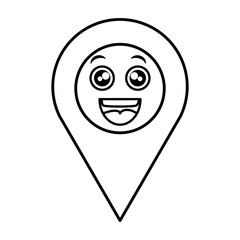 pin pointer kawaii character