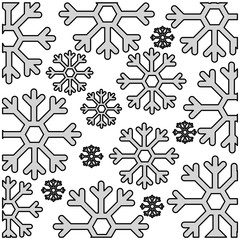 snowflake weather pattern background