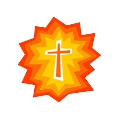 Logo. The Shining Cross of Jesus Christ