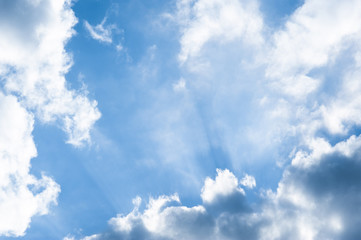 blue sky and cloud