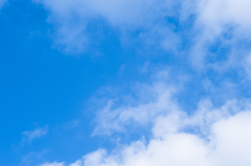 blue sky and cloud