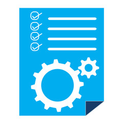 project management sign. project management icon on white background. project management symbol. flat style.