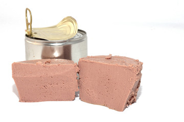 patè di pollo a fette pronto per l'aperitivo