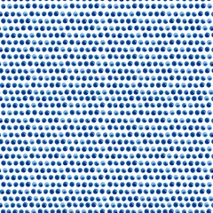 Cercles muraux Polka dot Aquarelle dessinés à la main illustration de fond transparente avec des points bleus isolés sur blanc