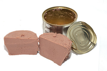 patè di pollo a fette pronto per l'aperitivo