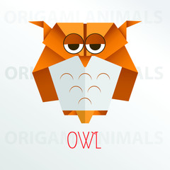 Origami owl vector