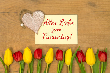 Tulpen zum Frauentag