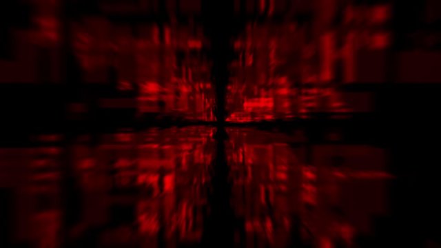 Flying through a Malware Virus attack on a computer software program- ALT3