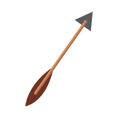 Bow arrow isolated icon vector illustration graphic design