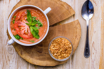 Cream of tomato soup