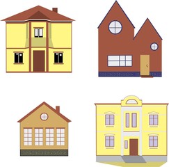 houses, mansions and villas