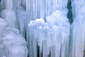 Ice waterfall