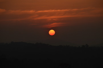 Sunset view from mountain...