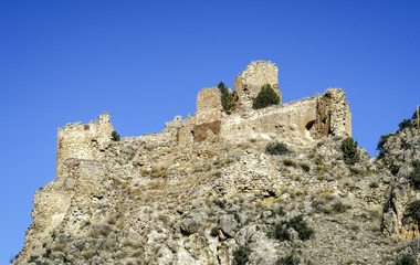 Fototapeta na wymiar Santa Croche Castle, Albarracin, Teruel Spain
