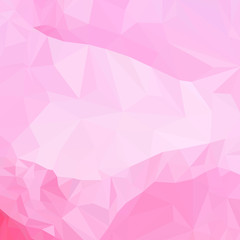 Low poly pink background. Vector illustration.