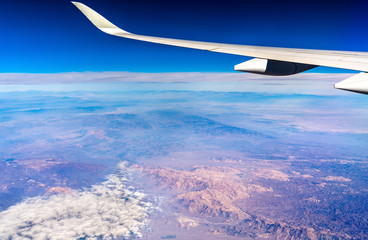 Aerial view of the Persian Plateau in Iran