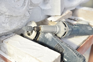 attrezzi scultura marmo 