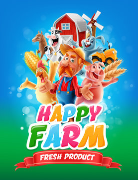 farm fresh product illustration