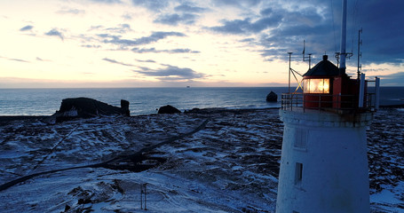 phare en vue aérienne