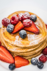 Pancakes with berries 