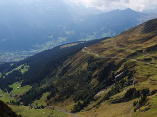 ベルナーオーバーランドの風景