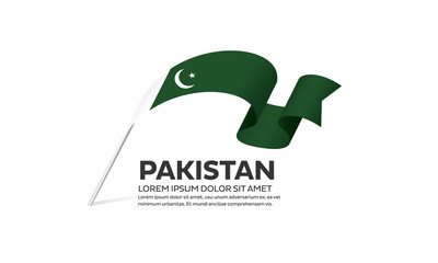 Pakistan flag background