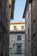 Orvieto (Umbria, Italy), old street