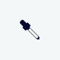 dropper icon, vector illustration
