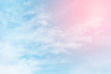 sun and cloud background with a pastel colored


