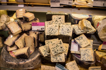 Cheese at a market