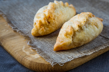 Popular Indian vegetarian snack called samosa