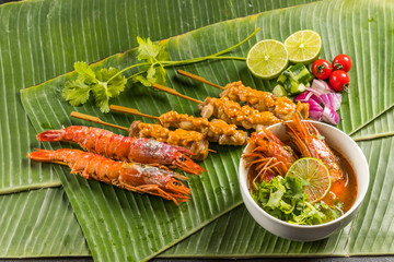 典型的な東南アジア料理　typical Southeast Asian cuisine