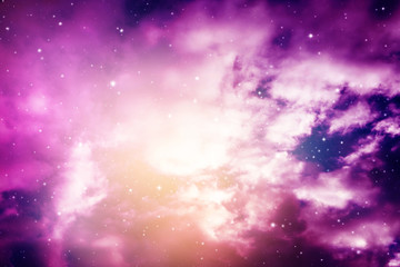 Night sky with stars.