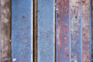 Rusty metal texture ladder background