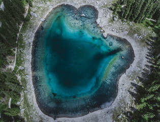 Lake from above