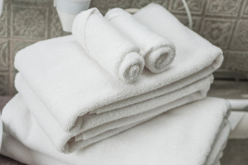 Fototapeta na wymiar Hotel towels