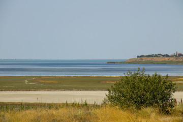 View on the Sivash lake, Ukraine