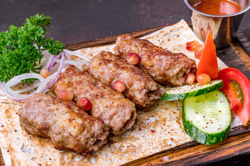 lula-Kebab from lamb