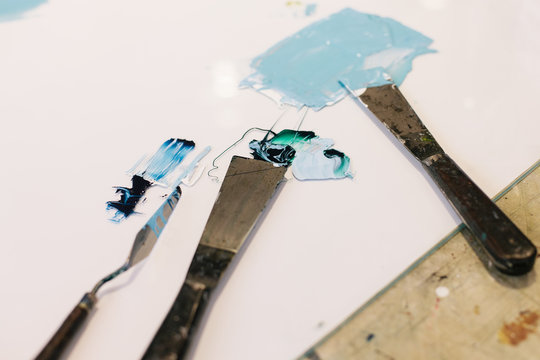 Mixing colors before printing