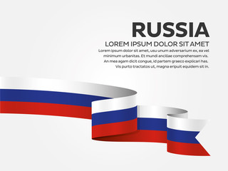 Russia flag background