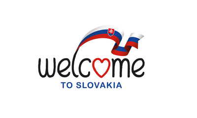 Slovakia flag background