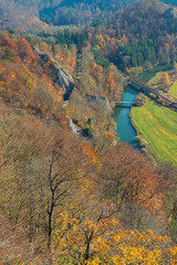 Blick vom Rauhen Stein ins Donautal