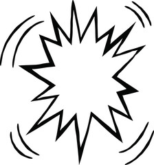 American-style style Speech balloon 4