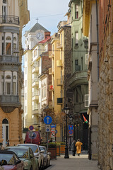 Naklejka premium Nyáry Pál street in Budapest