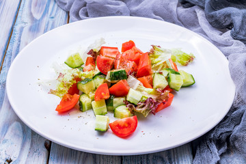 Salad with vegetables