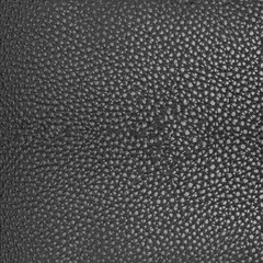 A piece of black artificial leather texture closeup