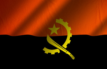 Authentic Angola flag